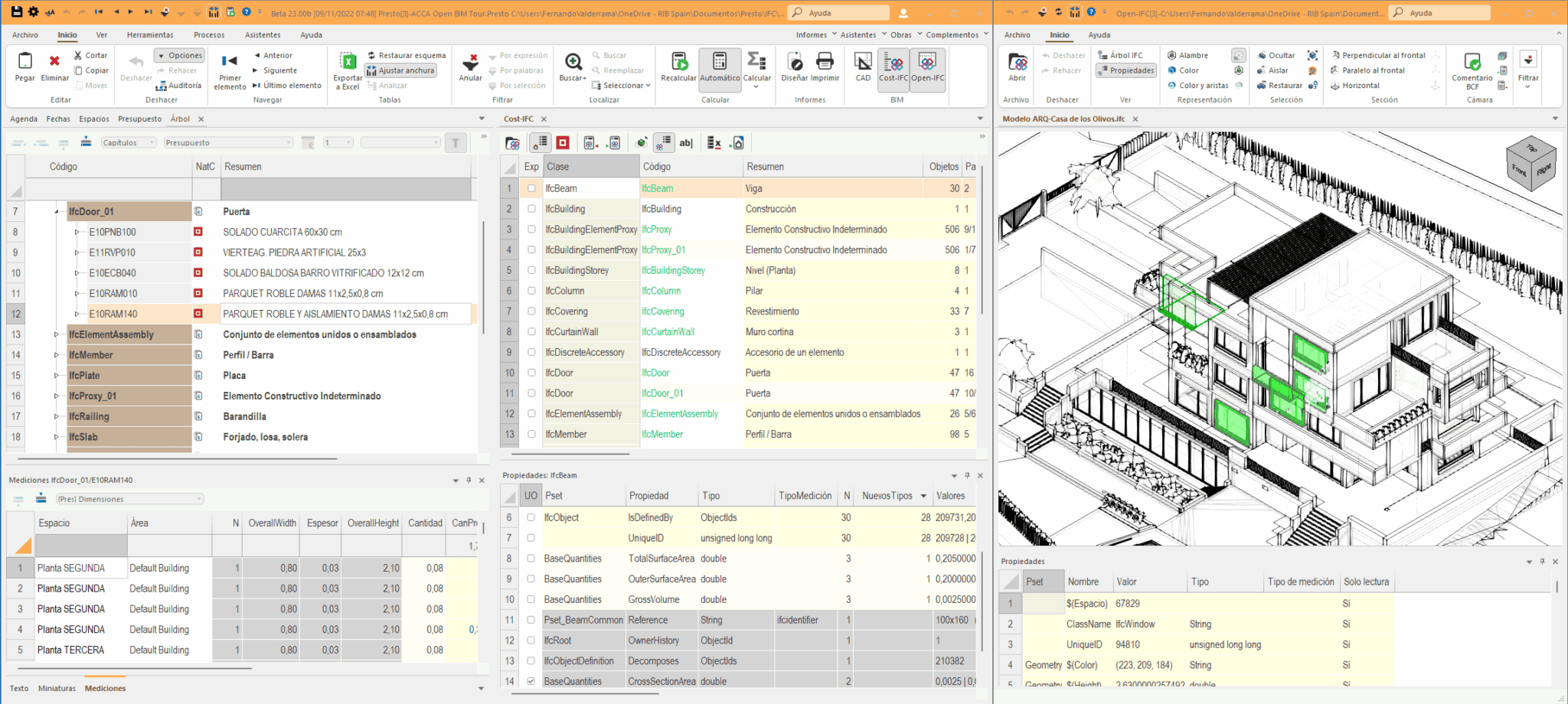 Estimación de costos 5D con metodología BIM